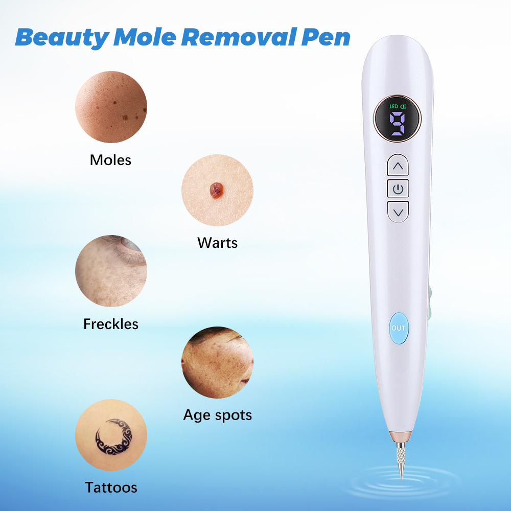 Laser Plasma Pen Mole Removal Dark Spot Skin Tag Tattoo Mole Wart Remover Pen