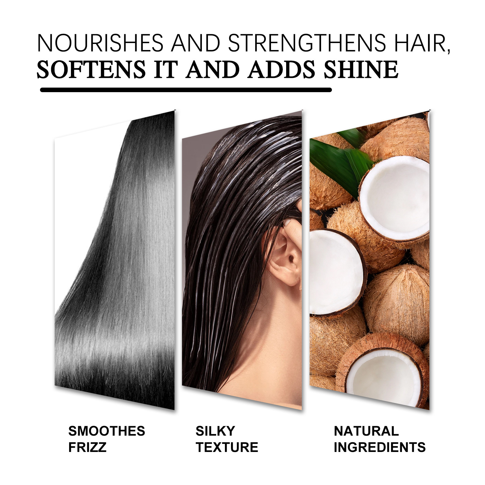 Hair Mask Smoothing Conditioner Mask Hydrating Deep Conditioning Improves Hair Dryness Nourishes Deep Repairs Dry and Smooth Hair Protects Hair 50ml