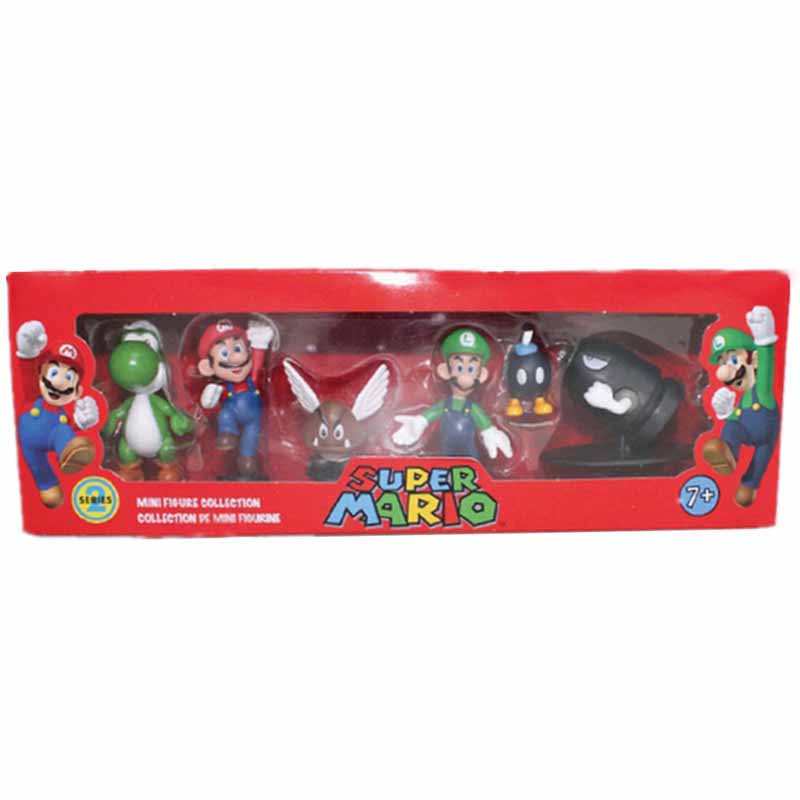Super Mario Bros PVC Action Figure Toys Dolls Model Set Toy