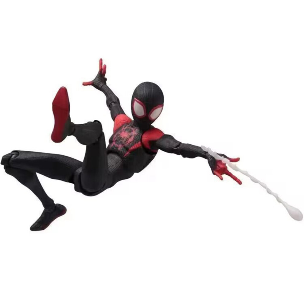 Spider-Man Across The Spider-Verse Miles Morales Action Figure Kits Marvel Legends Series Kids Toys Decor Birthday Gift for Marvel Fans