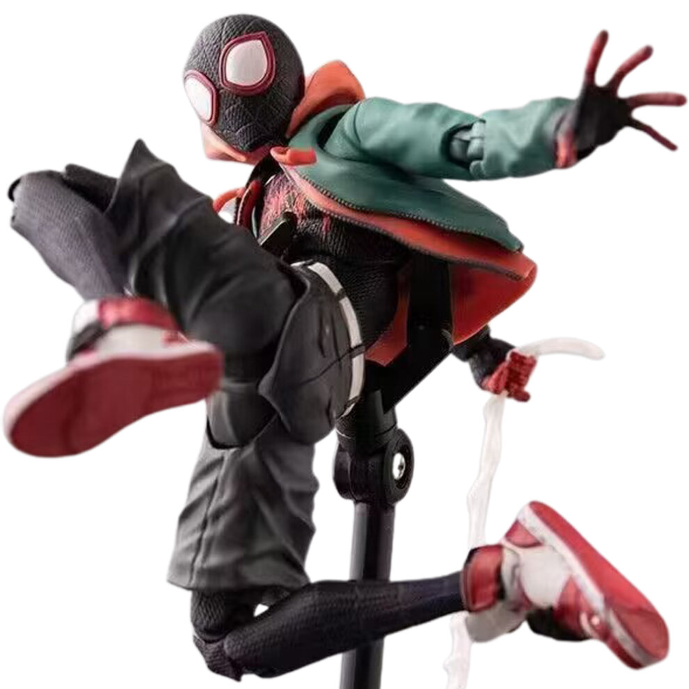 Spider-Man Across The Spider-Verse Miles Morales Action Figure Kits Marvel Legends Series Kids Toys Decor Birthday Gift for Marvel Fans