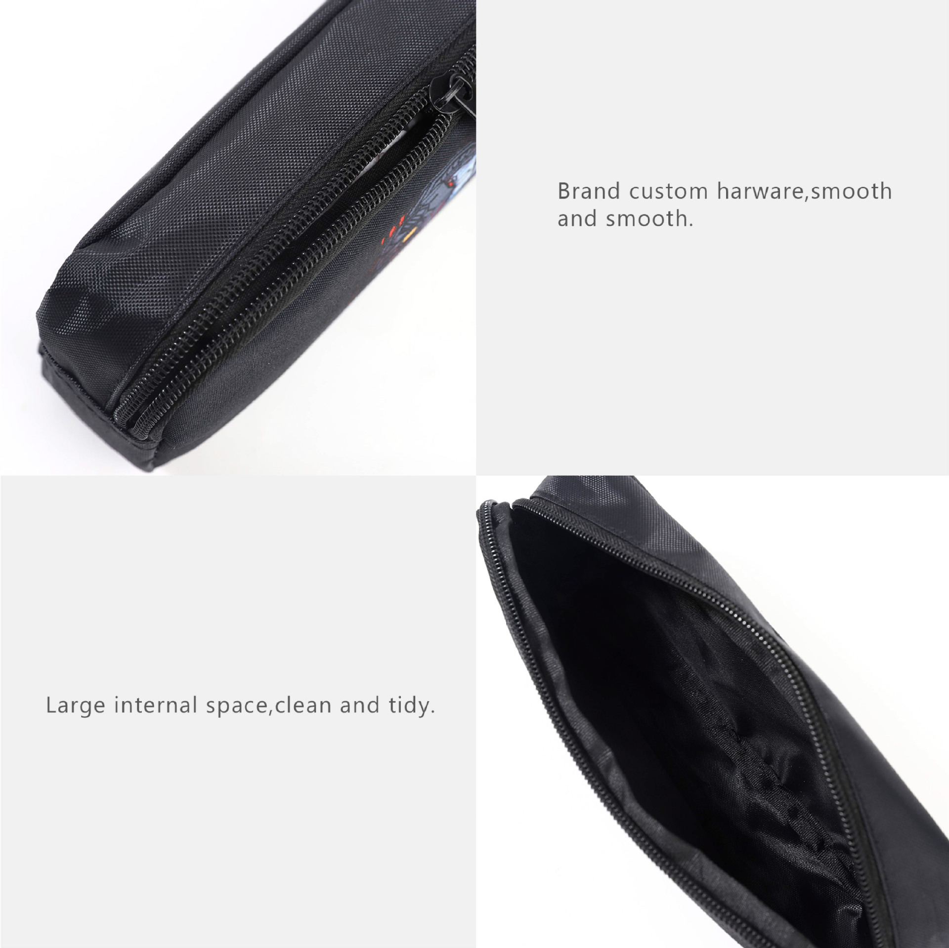 (Pattern 1) Godzilla Backpack Lunch Bag Pencil Case Set Kids School Bag Boys Girls Teens 3PCS