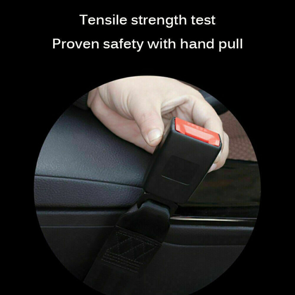 2X Car Universal Safety Seat Belt Extension Auto Seat belt Buckle Clip
