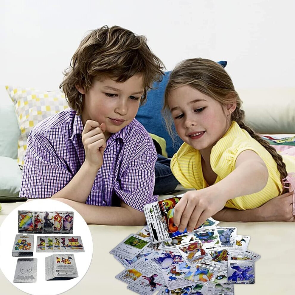 (Black 55 pcs) Pokemon Card Battle Trainer Collection Cards Toys
