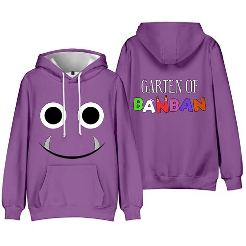 Garten of Banban Gaming-Themed Hoodie Casual Pullover Hooded Sweatshirt