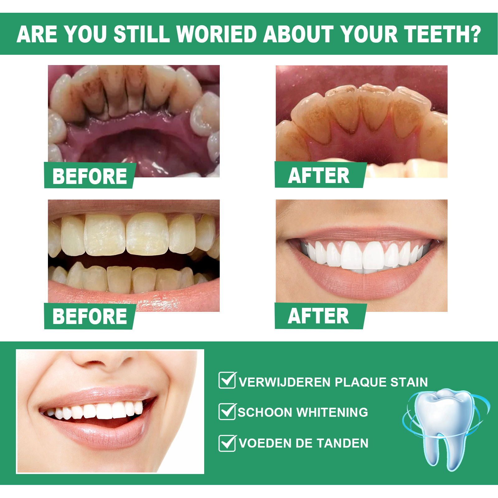 Teeth Whiteners 7 Day Teeth Whitening Powder Remove Plaque Stains Toothpaste Deep Cleaning Fresh Breath Oral Hygiene Dentally Tools Teeth Care