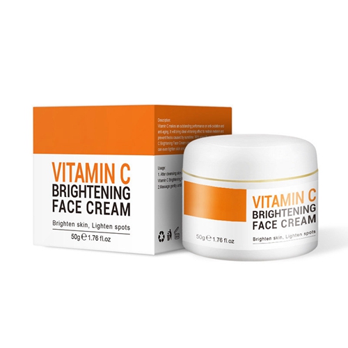 Vitamin C Face Cream Skin Care Pigment Spots Freckles Remover Whitening Moisturizing Anit-Aging Cosmetics Korean Beauty Health