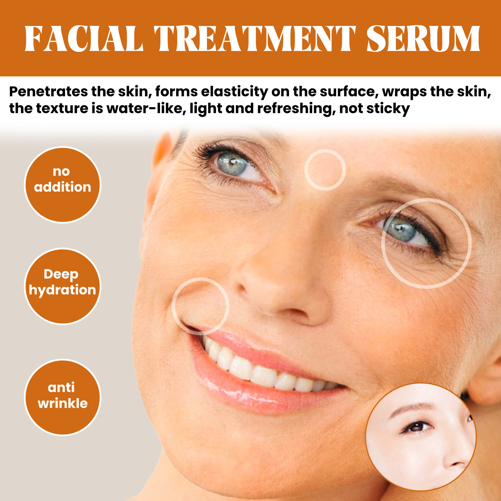 (1 PC) Retinol Anti Wrinkle Essence Against Multiple Fine Line Serum Spray Anti Aging Firming Pore Shrink Brightening Lifting Hydrating Tightening Nourishing
