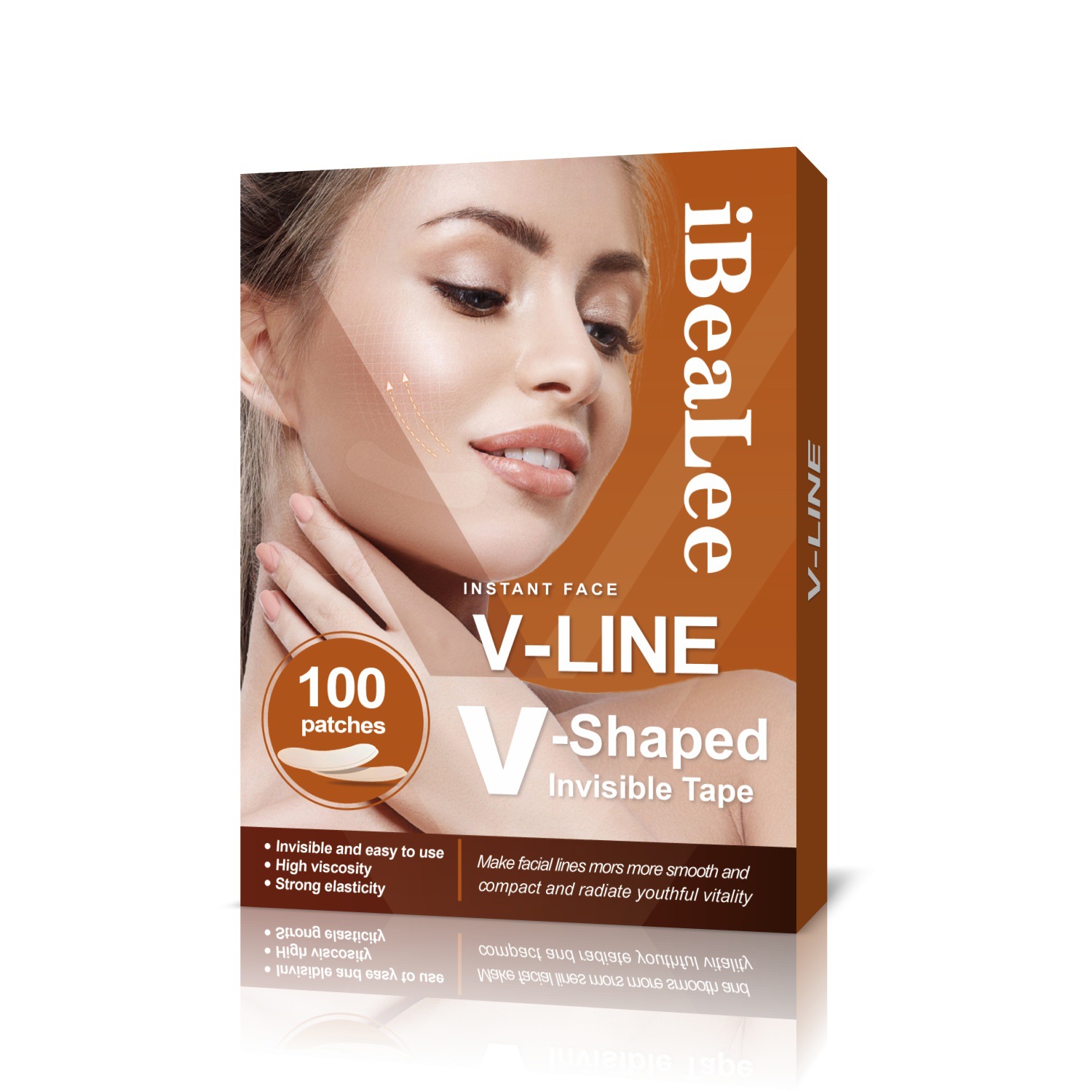 Invisible Face V Line Patch Face V-Shaped Invisible Tape Lifting Tightens and Firms the Chin Lightens Fine Lines Lift Sticker