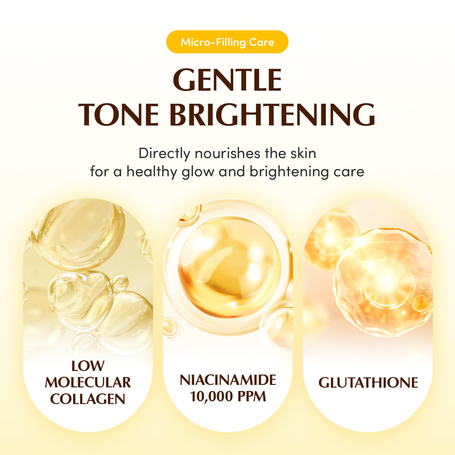 EQQUALBERRY Collagen Glow Up Mask Niacinamide Low Molecular Collagen for Brightening and Radiance Boosting Korean Collagen Face Mask for Glass Skin 4 Sheets