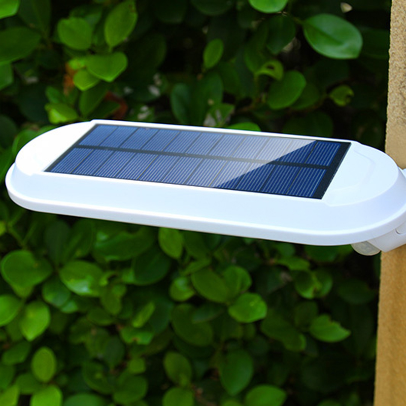 (Black) Solar Led Street Lamp Waterproof Outdoor Landscape Garden Light Human Sensing Led Solar Wall Light LED Street Light