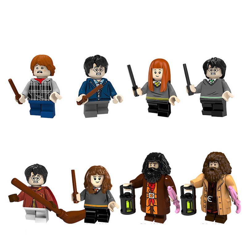 Kids Cartoon Toys Minifiures Harry Potter Building Blocks Collectible Series Gifts Fit Lego