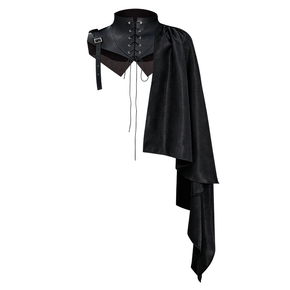 Medieval Cape Halloween Cosplay Cloak Vampire Devil Costume for Stage Party Performance Boys Roleplay