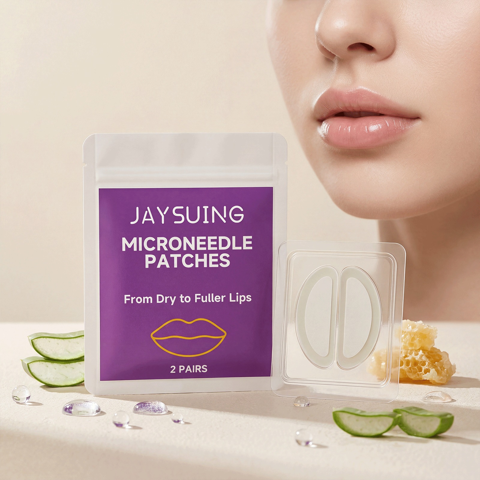 Lip Patch For Gentle Moisturizing Softening And Nourishing Dry Lips Daily Hydrogel Treatment