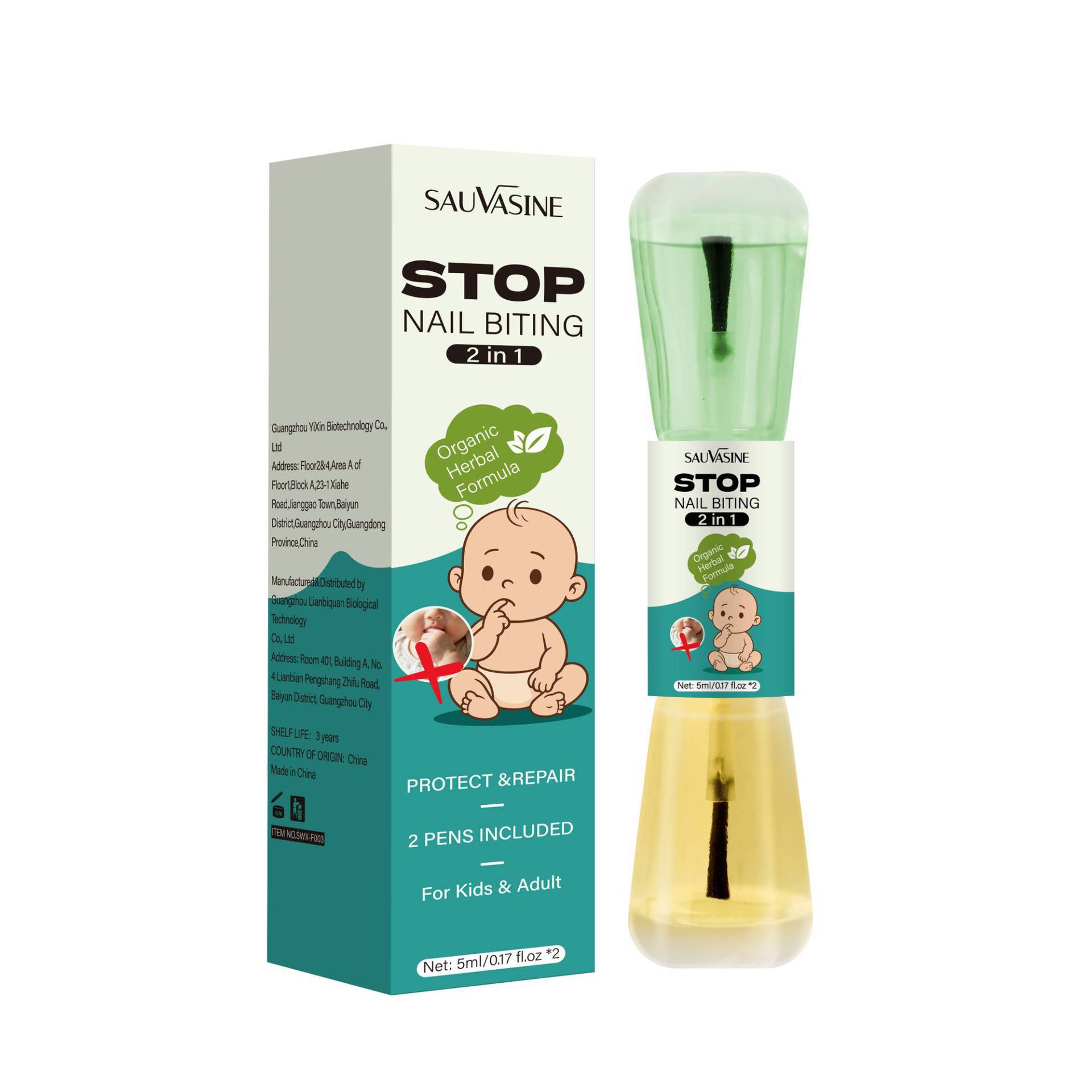 Bitter Nail Biting Deterrent Liquid And Repair Water For Kids Adults Daily Habit Breaking Cuticle Care 5ml Each