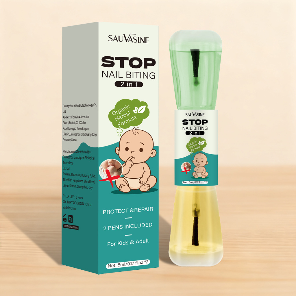 Bitter Nail Biting Deterrent Liquid And Repair Water For Kids Adults Daily Habit Breaking Cuticle Care 5ml Each