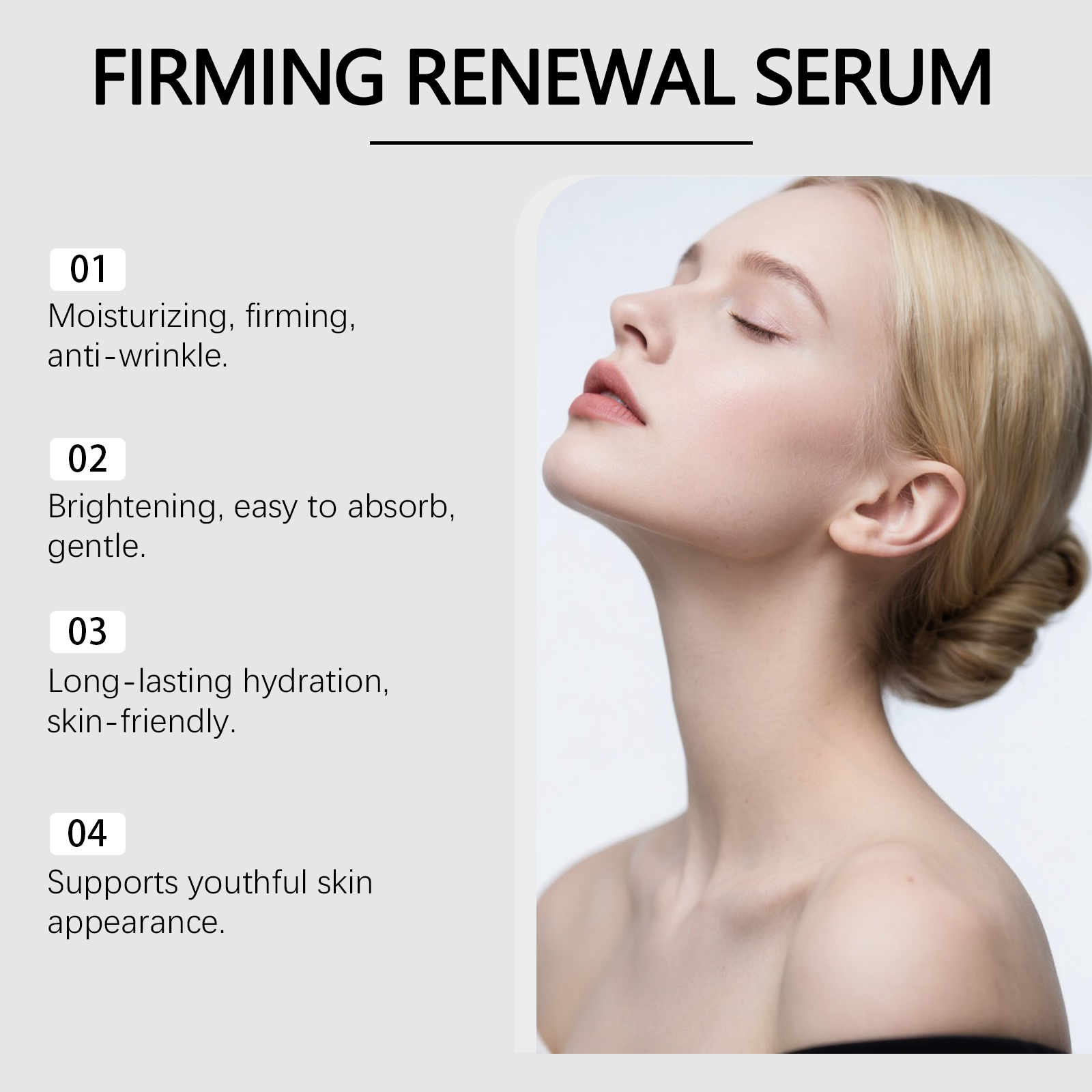 Moisturizing Revitalizing Essence Hydrate Skin Base Plump Clear Skin Texture Delicate Soft Facial Care Serum