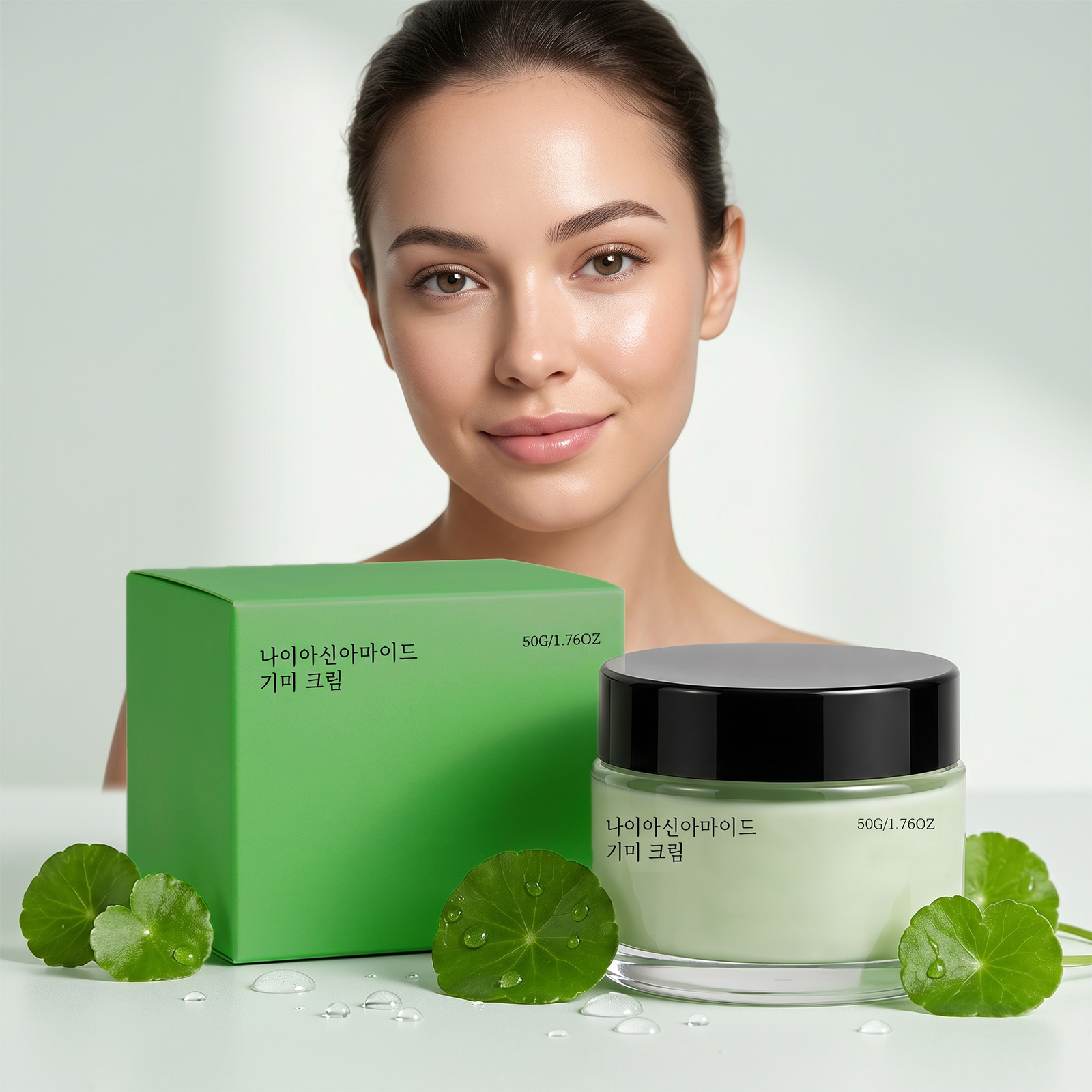 Nicotinamide Moisturizing Cream Softens Skin Balances Brightens Complexion Hydrates Nourishes Refreshes Moisturizes Facial Tone Care Lotion
