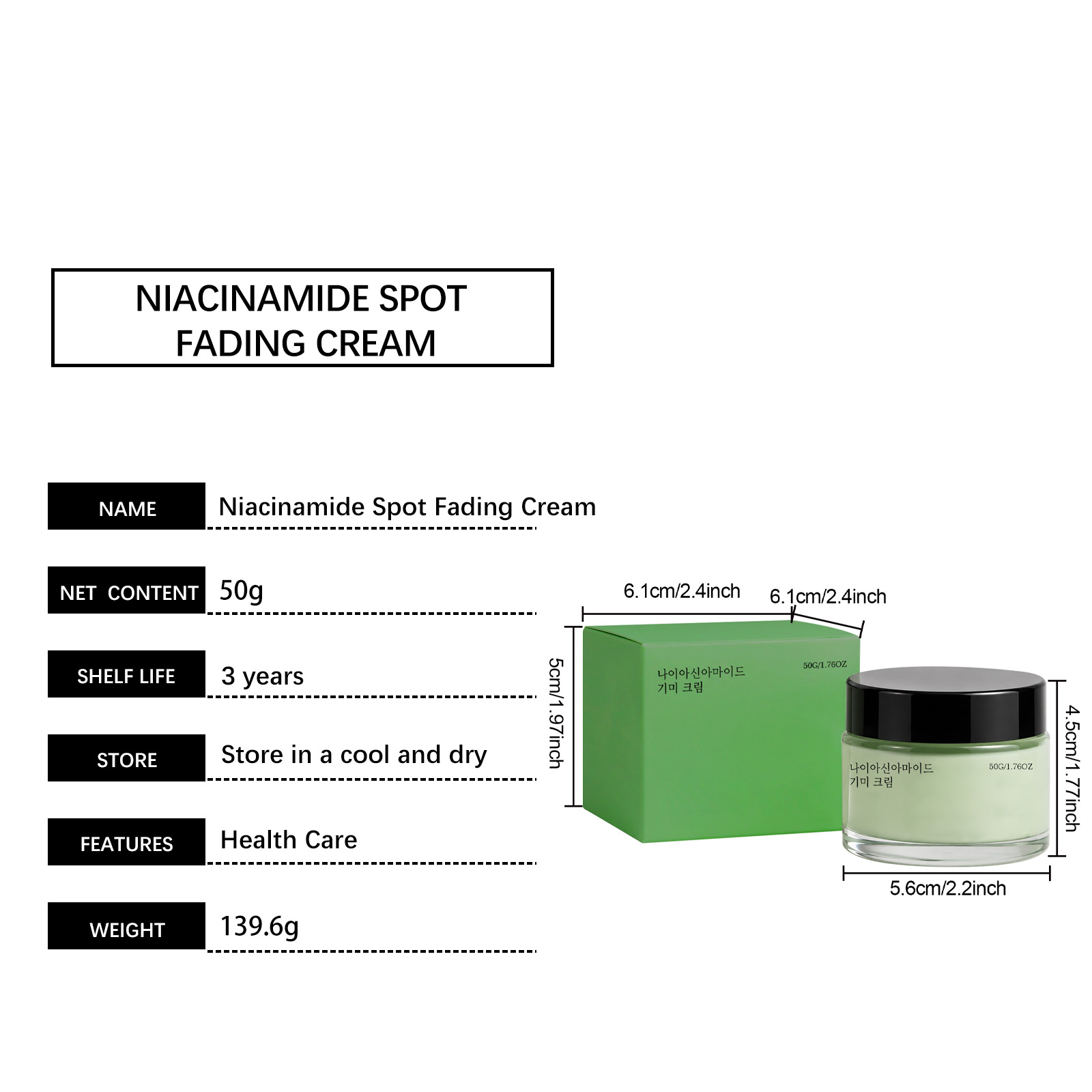 Nicotinamide Moisturizing Cream Softens Skin Balances Brightens Complexion Hydrates Nourishes Refreshes Moisturizes Facial Tone Care Lotion