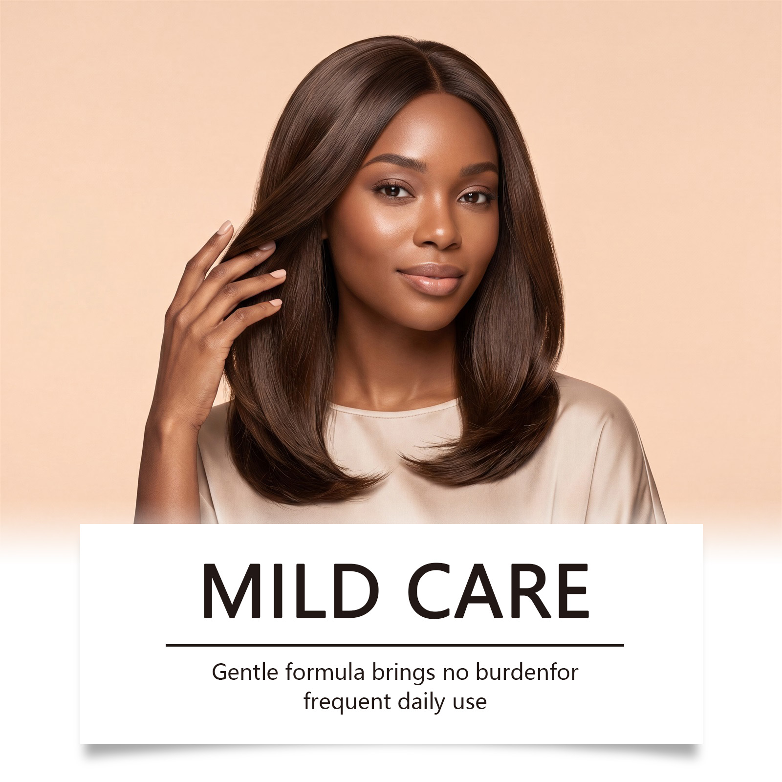 Moisturizing Wig Spray Smooth Silky Tangle Free Anti Frizzy Special Care For Human Synthetic Wigs Daily Styling Use