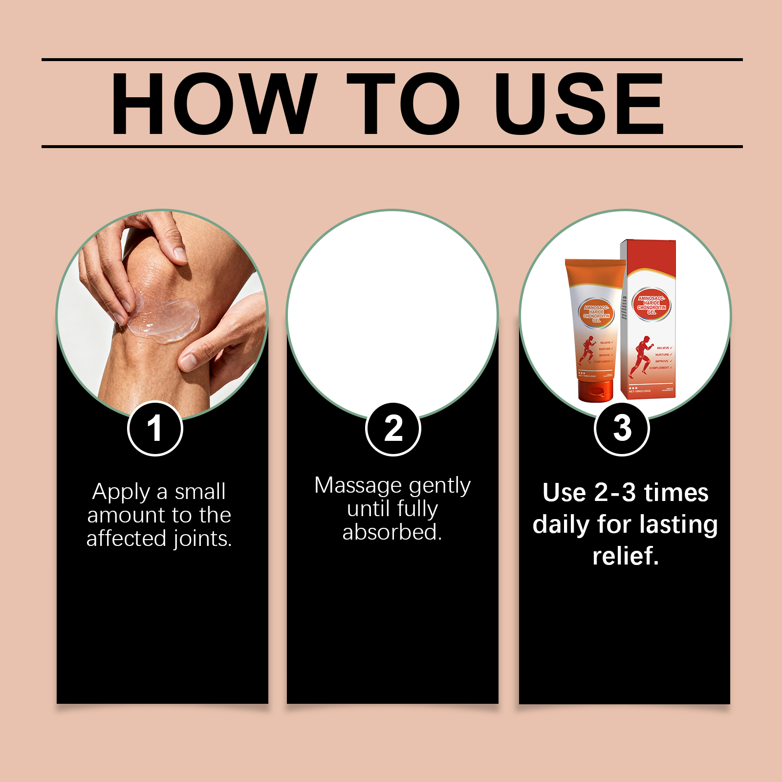 Joint Care Gel Mild Formula Nourish Body Joint Knee Daily Comfort Smear Skin Care Product