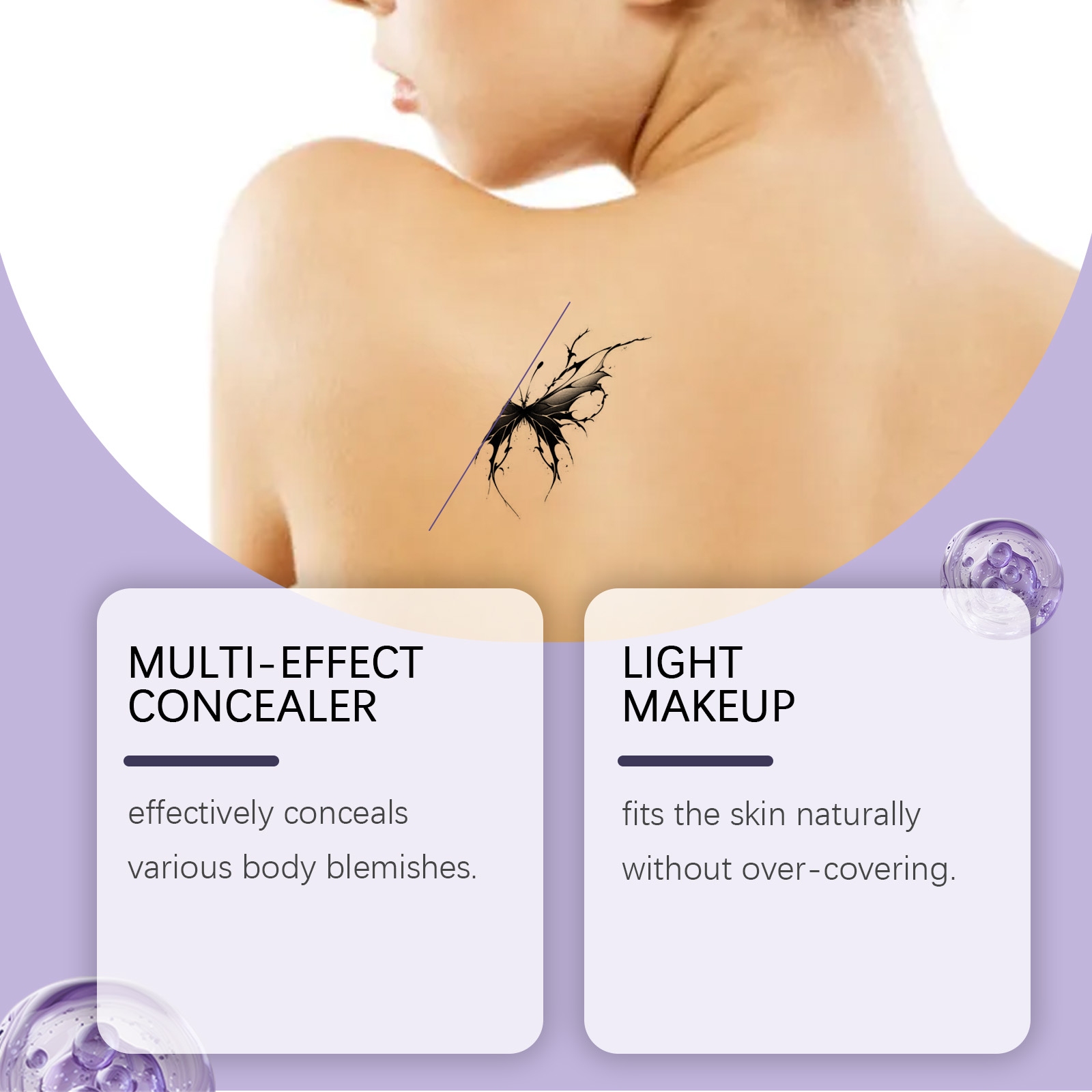 Body Concealer Care Cream Daily Moisturizing Lock Hydration Even Skin Tone Four Seasons Applicable Face Body
