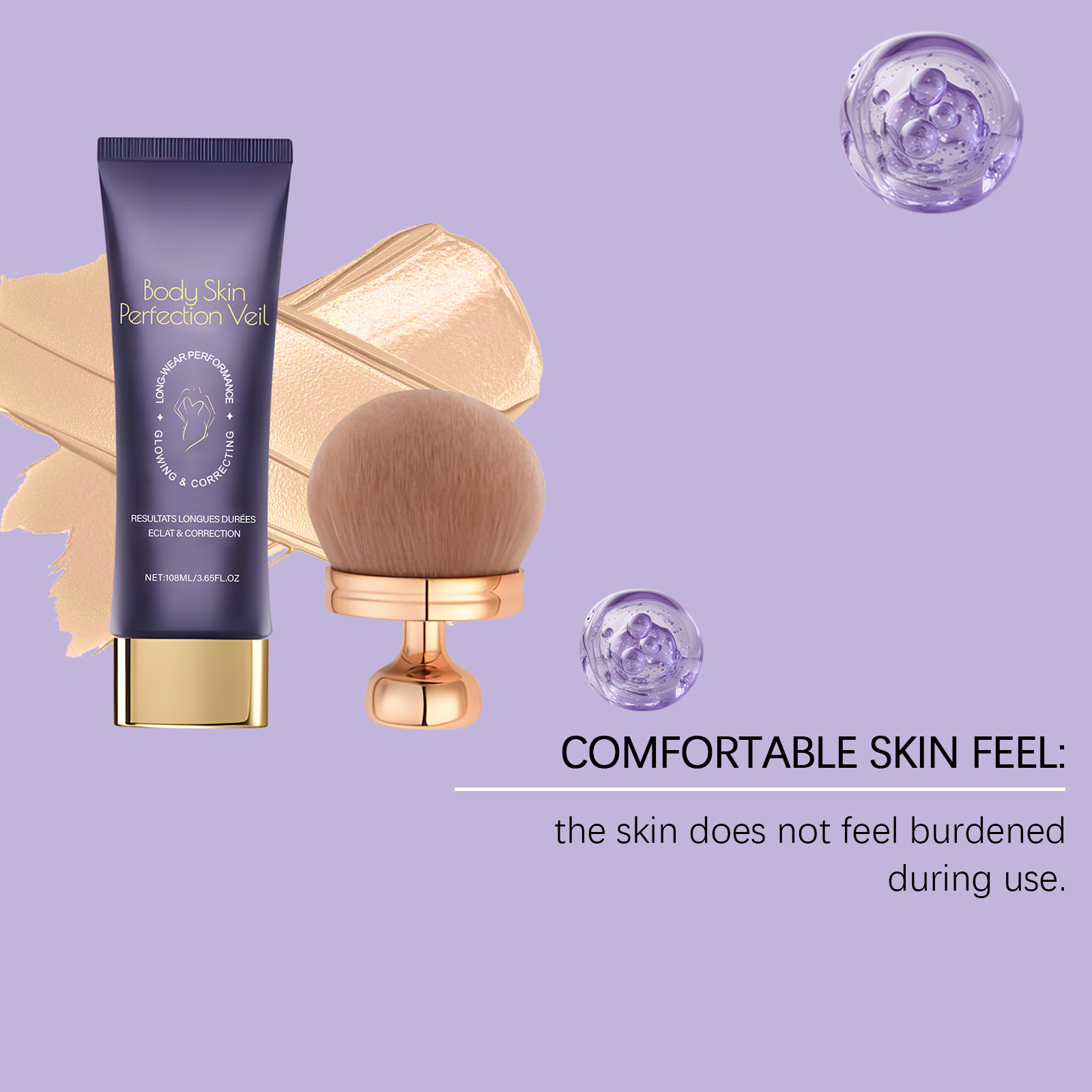 Body Concealer Care Cream Daily Moisturizing Lock Hydration Even Skin Tone Four Seasons Applicable Face Body