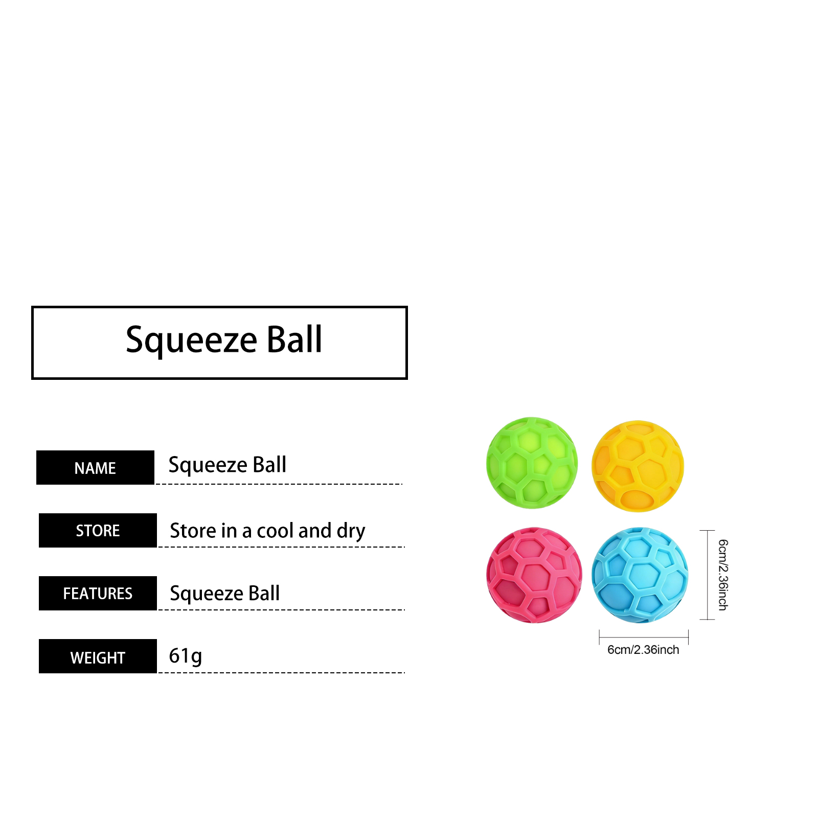 (Yellow) Yellow Soft Squeeze Stress Relief Ball Cute Tiny Slow Rebound Soft Portable Daily Relax Healing Toy