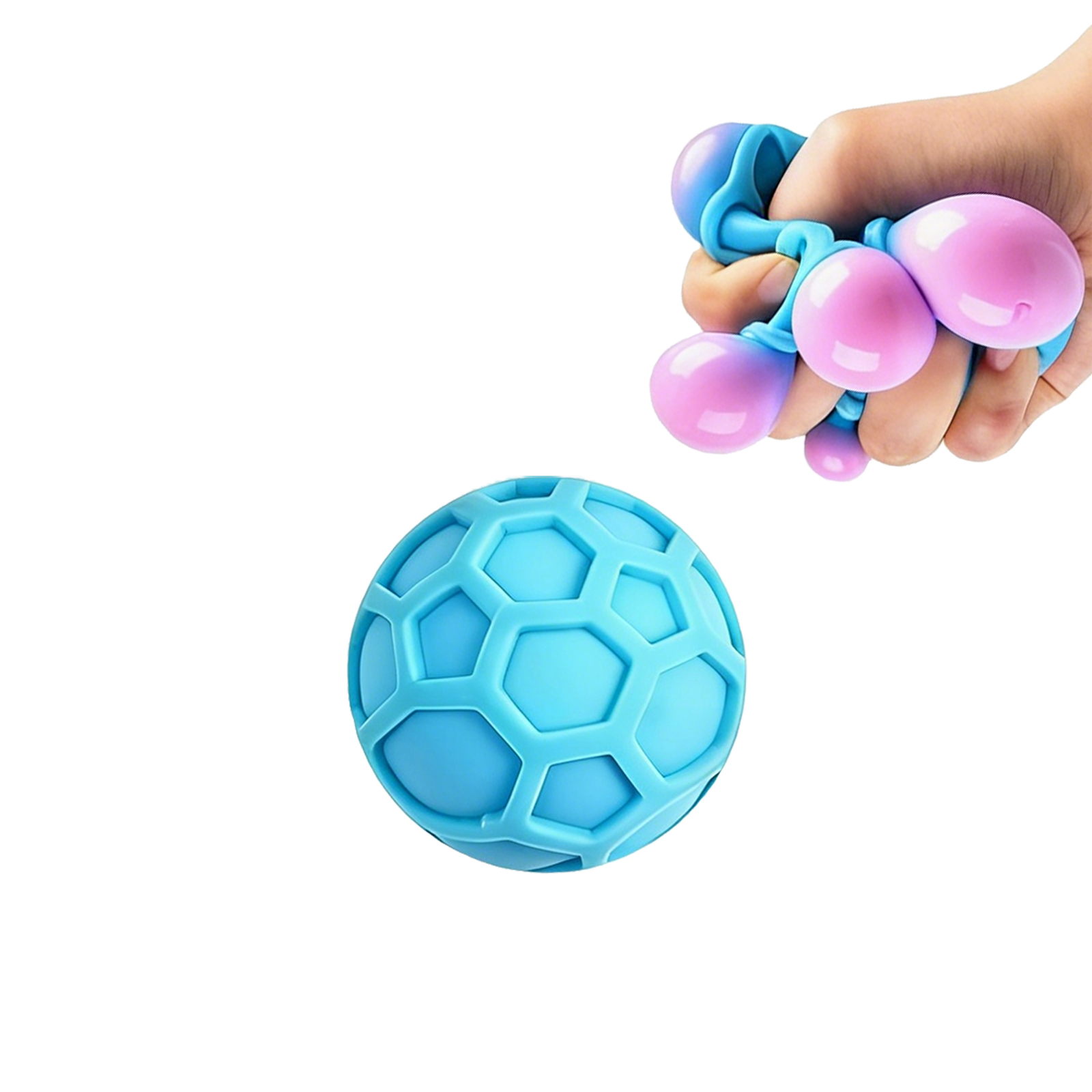 (Yellow) Yellow Soft Squeeze Stress Relief Ball Cute Tiny Slow Rebound Soft Portable Daily Relax Healing Toy