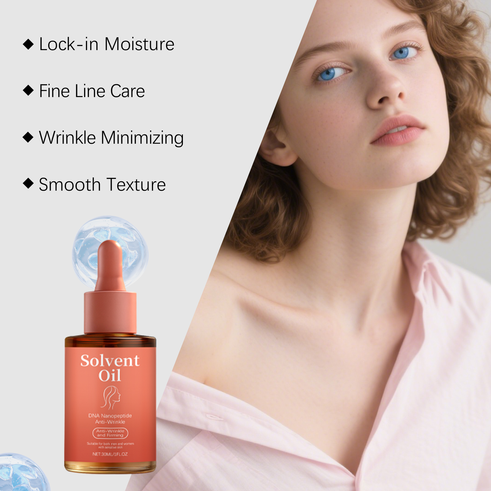 Facial Care Essence Bright Revitalizing Texture Light Non Greasy Comfortable Moist Skin Daily Treatment Serum