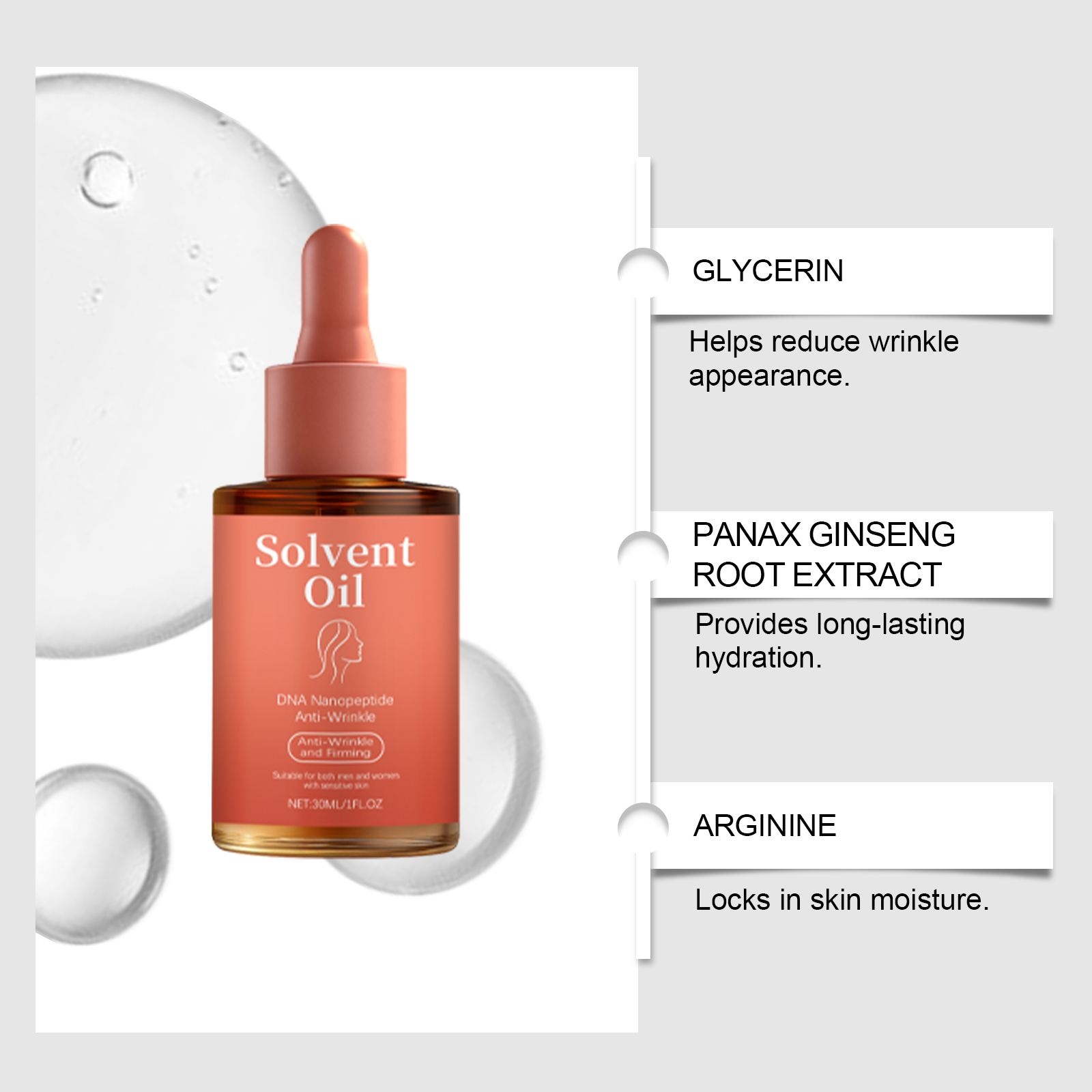 Facial Care Essence Bright Revitalizing Texture Light Non Greasy Comfortable Moist Skin Daily Treatment Serum