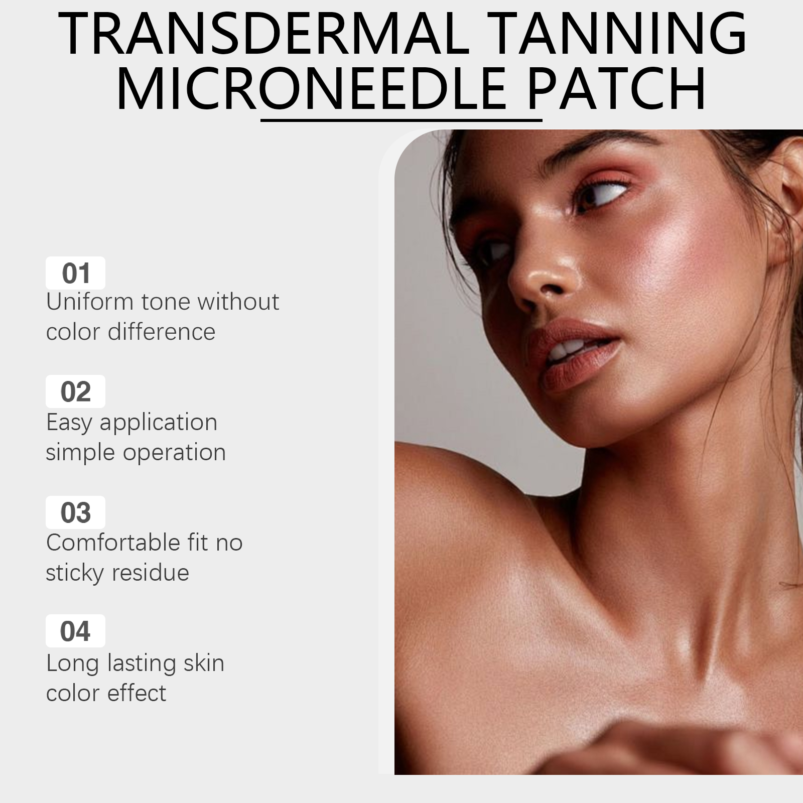 Tanning Care Patches Summer Outdoor Sunfree Skinfriendly Breathable Soft Mild Convenient Body Skincare