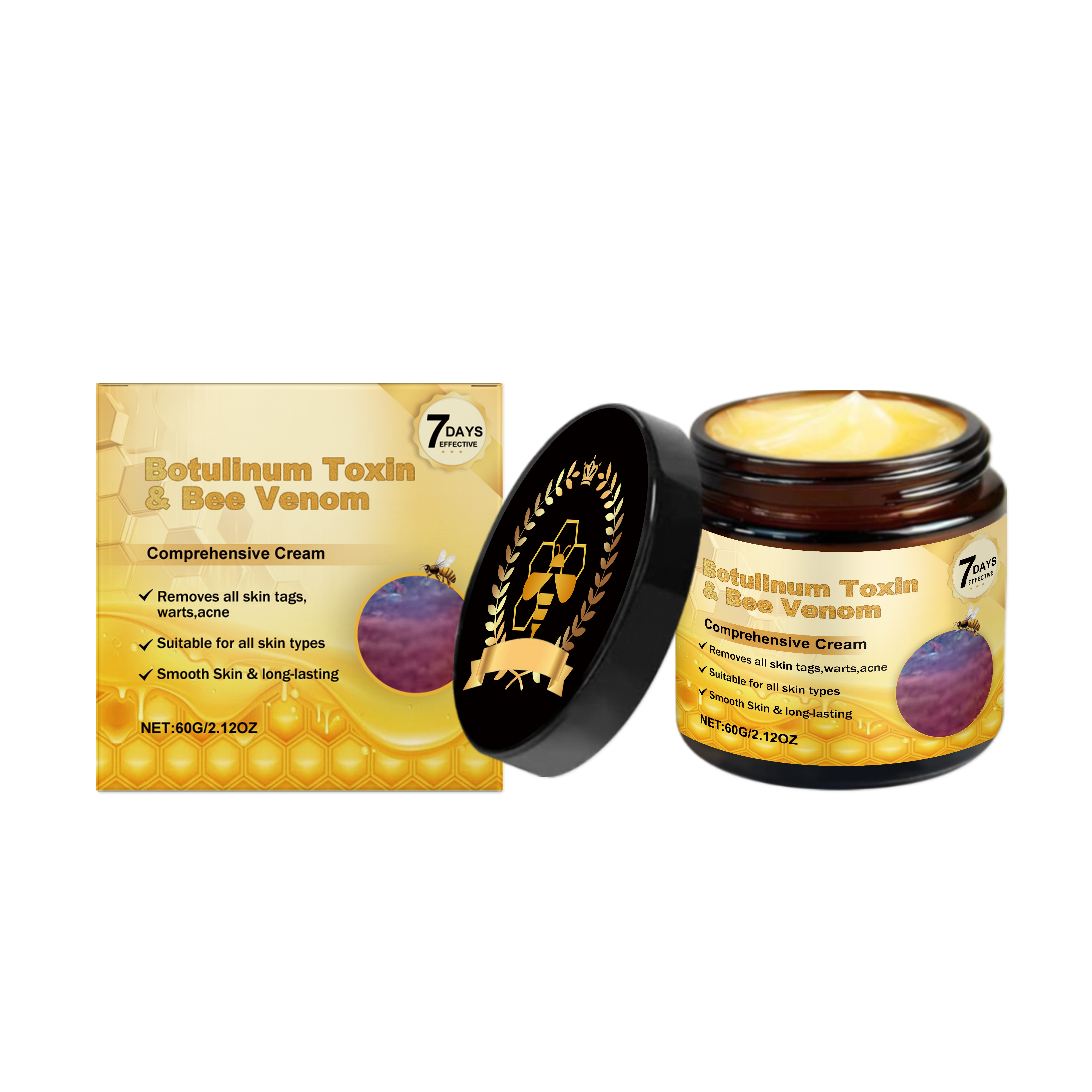 Bee Venom Skin Care Cream Gentle Nourishing Formula For Daily Body Cleansing And Smooth Complexion