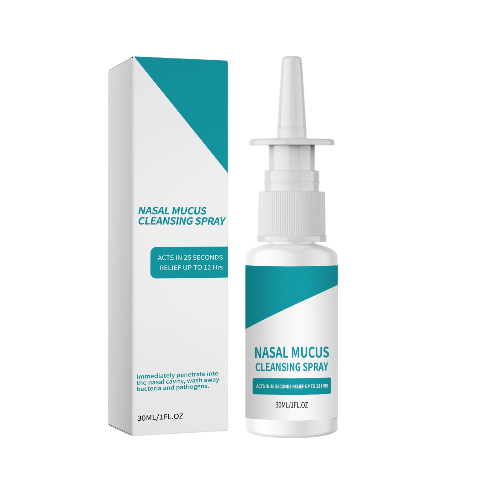 Nasal Mucus Cleansing Spray Mild Formula Cleanses Moisturizes Nasal Interior Comfortable Refreshing Daily Care
