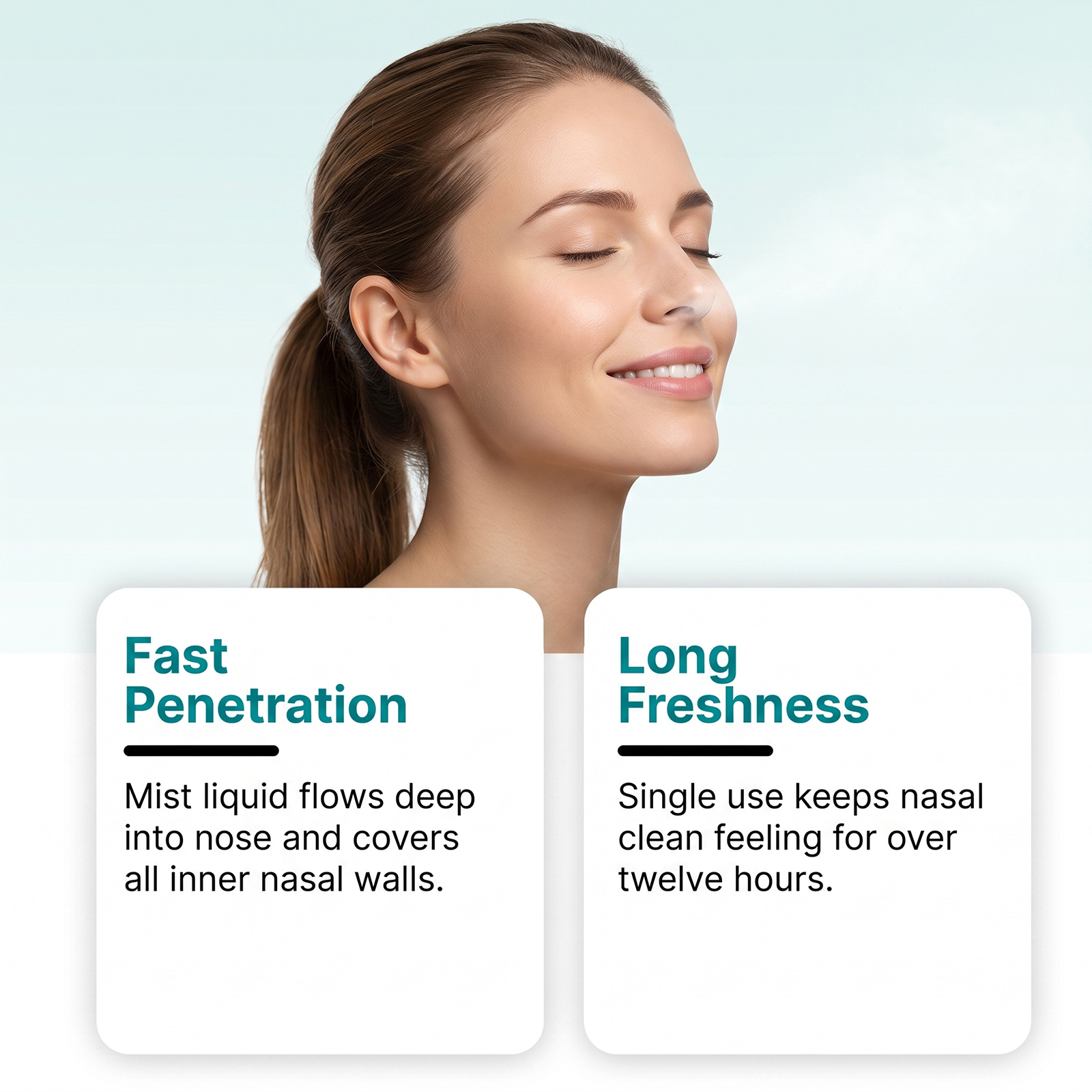Nasal Mucus Cleansing Spray Mild Formula Cleanses Moisturizes Nasal Interior Comfortable Refreshing Daily Care