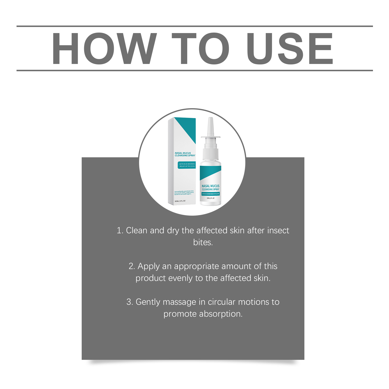 Nasal Mucus Cleansing Spray Mild Formula Cleanses Moisturizes Nasal Interior Comfortable Refreshing Daily Care