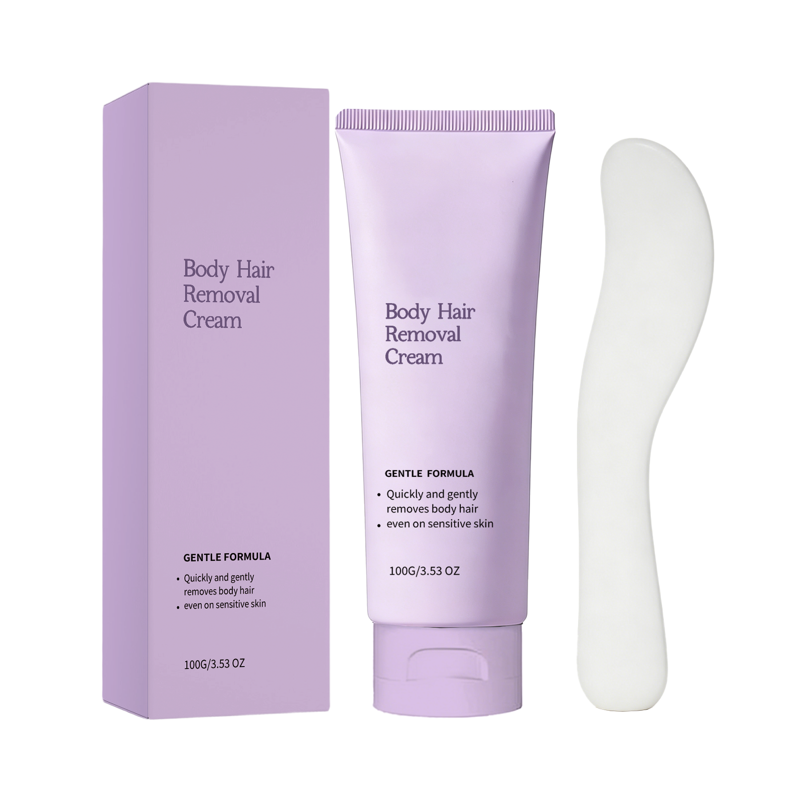 Body Depilatory Cream Mild Moisturizing Gentle Skin Cleansing Body Skin Easy Rinse Portable Hair Removal