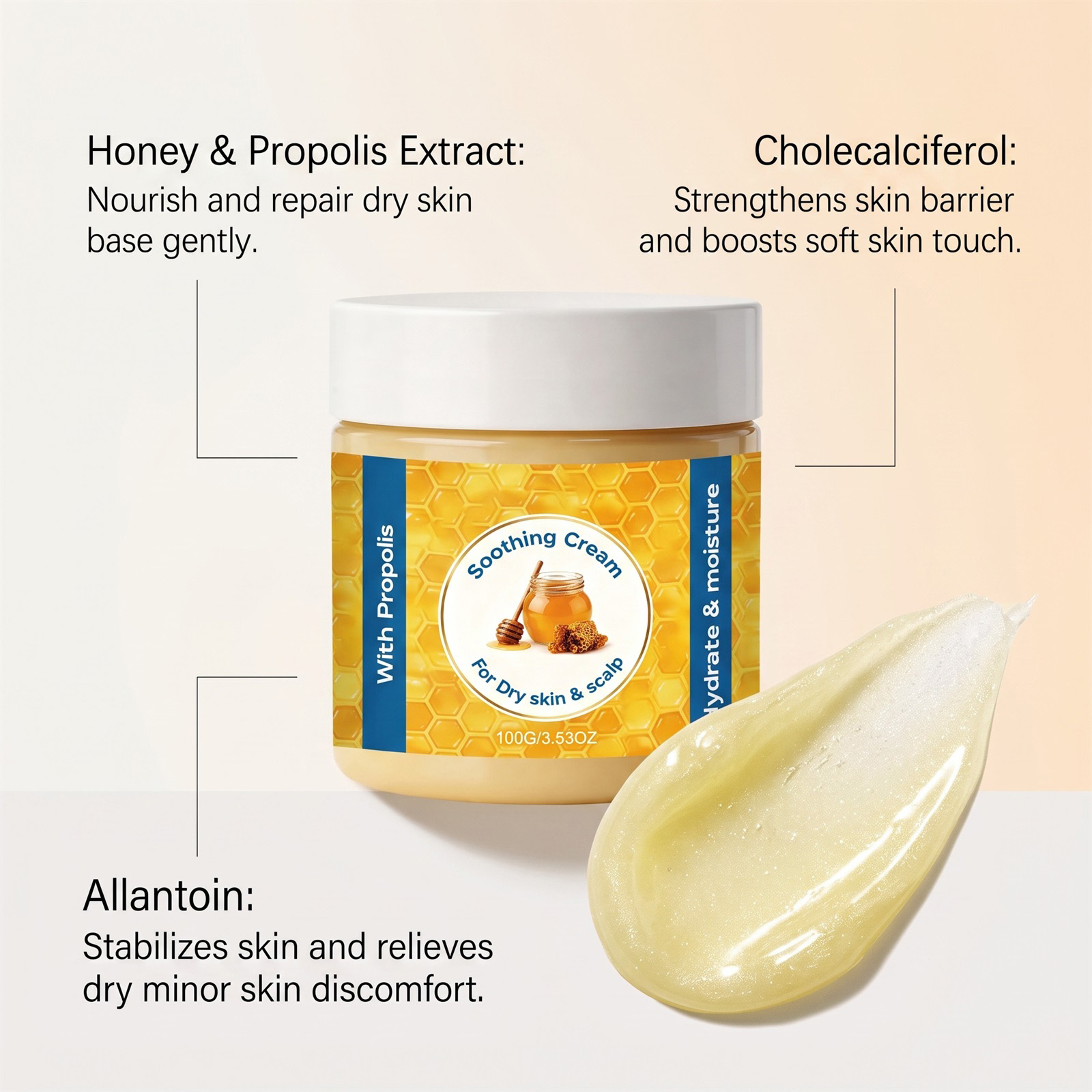 Moisturizing Nourishing Care Cream Daily Soft Facial Skin Refreshing Non Sticky Smooth Clear Delicate Face Lotion