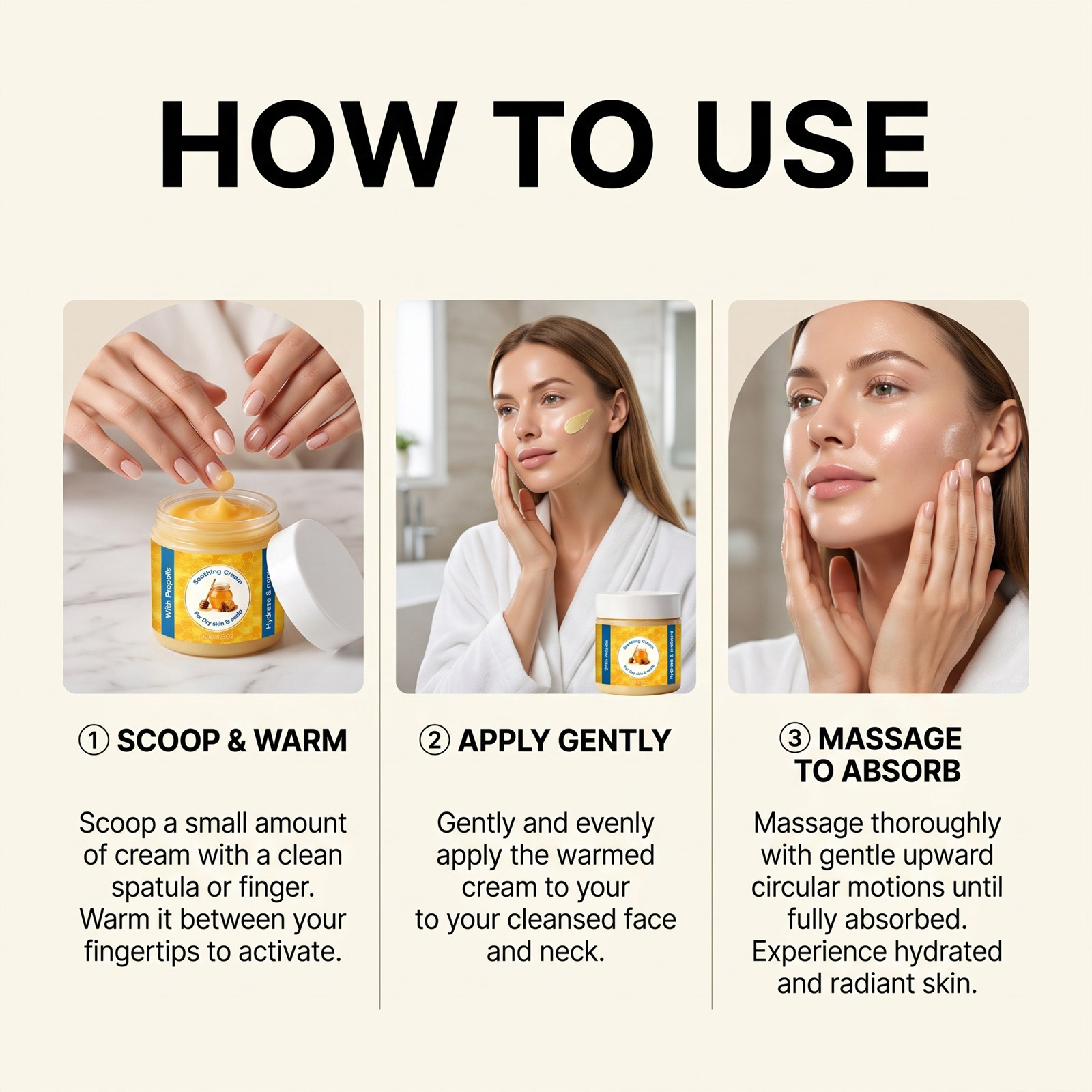 Moisturizing Nourishing Care Cream Daily Soft Facial Skin Refreshing Non Sticky Smooth Clear Delicate Face Lotion