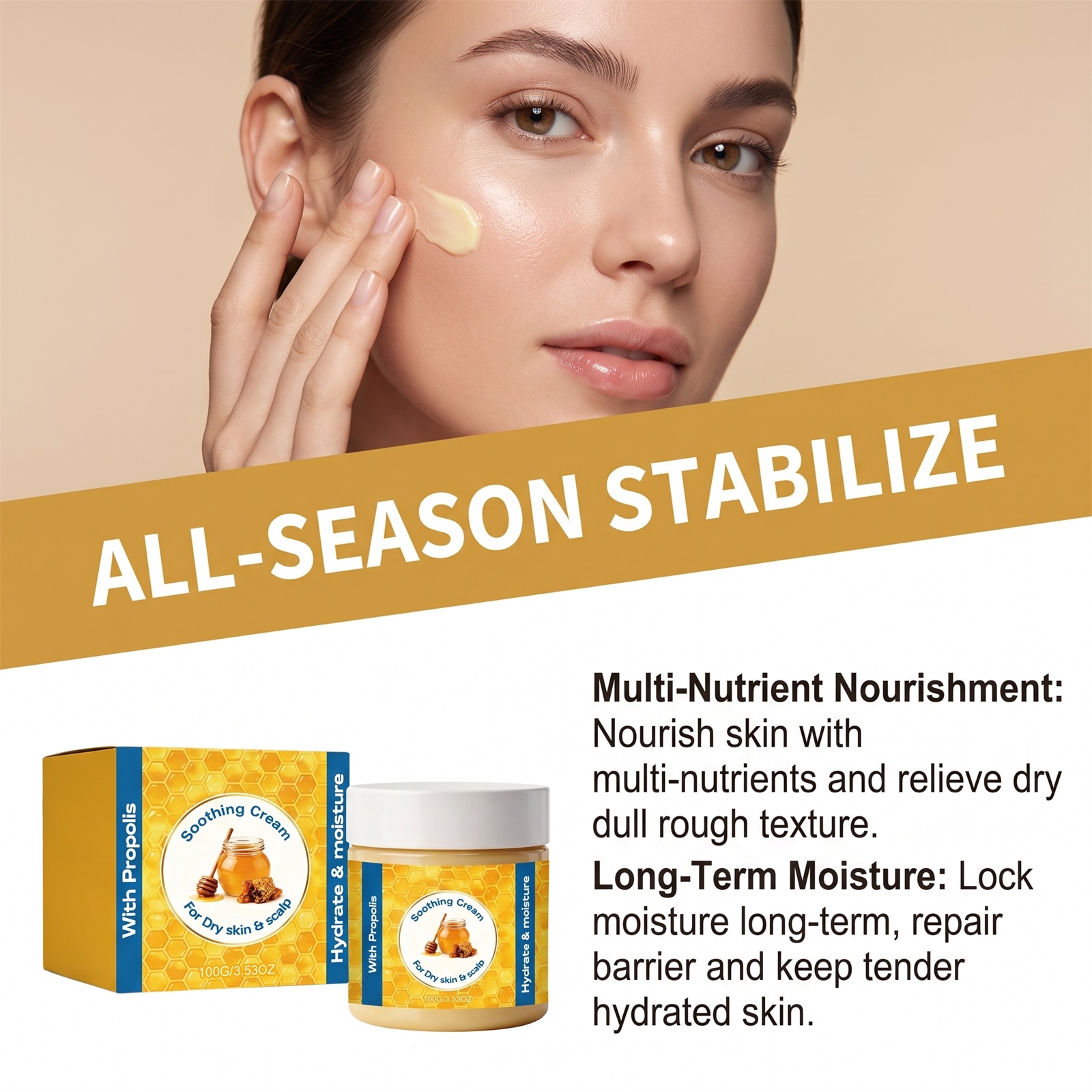 Moisturizing Nourishing Care Cream Daily Soft Facial Skin Refreshing Non Sticky Smooth Clear Delicate Face Lotion