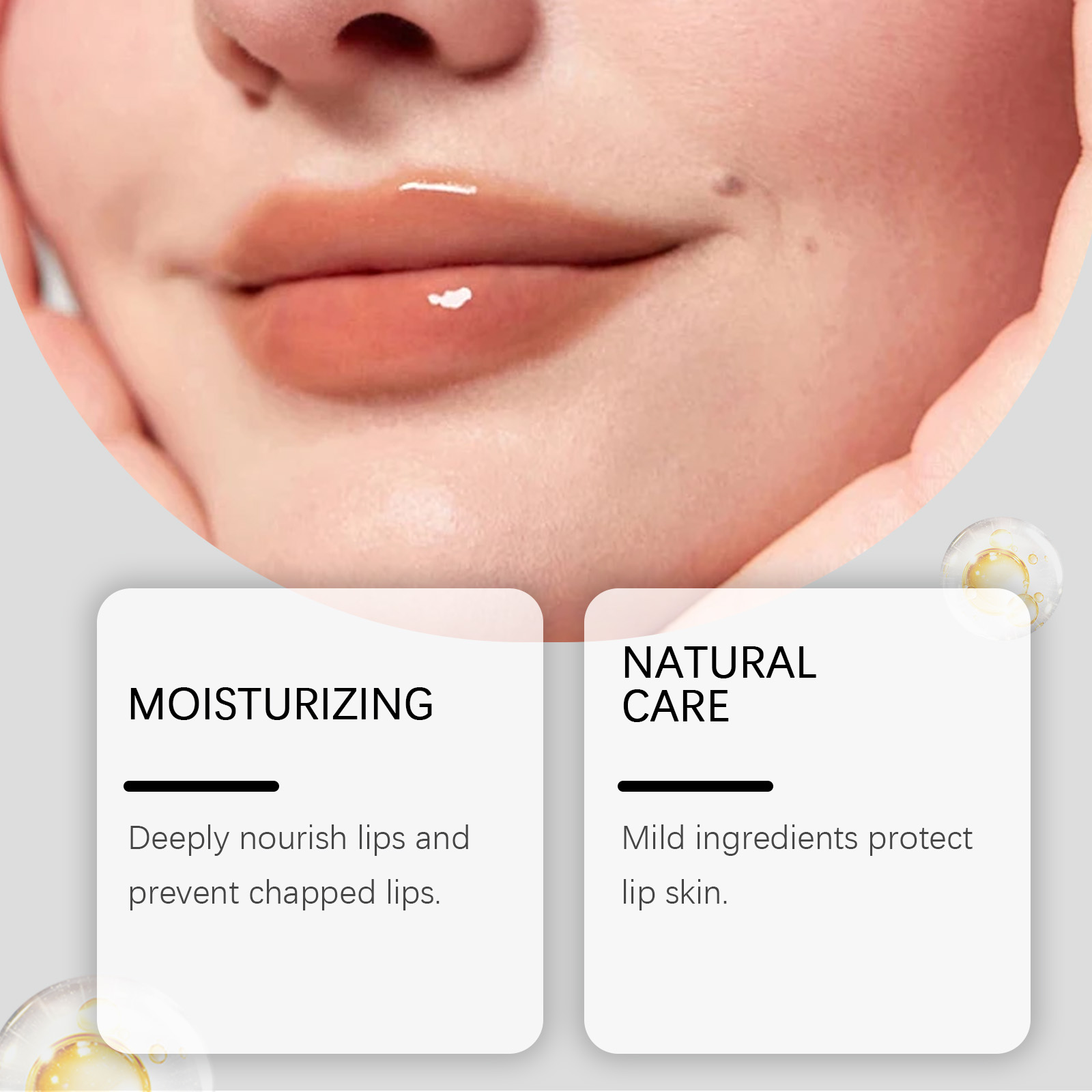 Moisturizing Honey Lip Balm Gentle Hydrating Nourishing Protect Lip Skin Replenish Dry Care