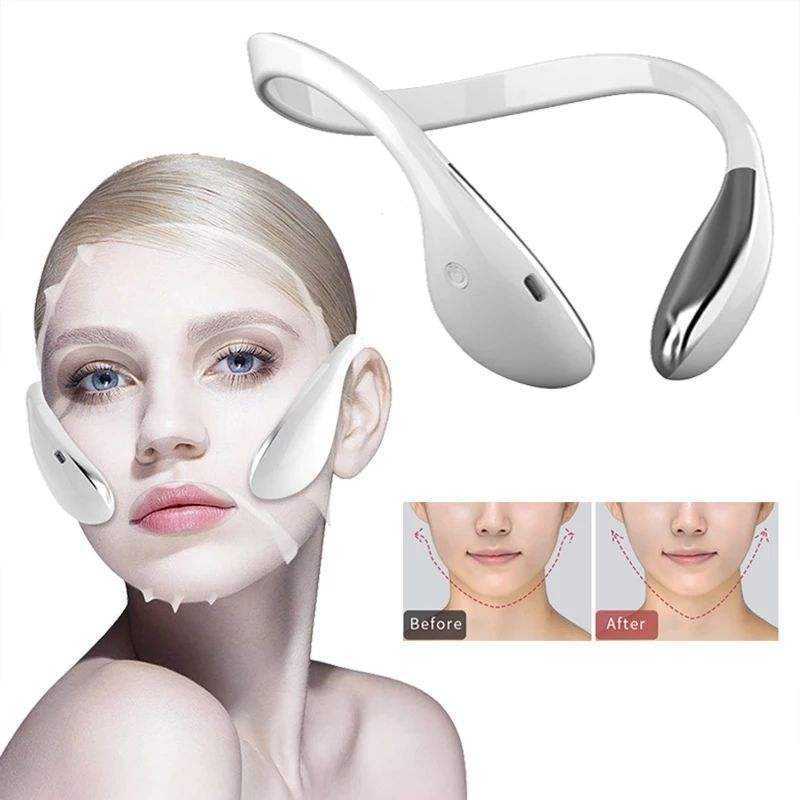 Facial V Shape Lifting Skin Tightening Massage Beauty Equipment Microcurrent Facial Massager Beauty Device for Facial Contouring