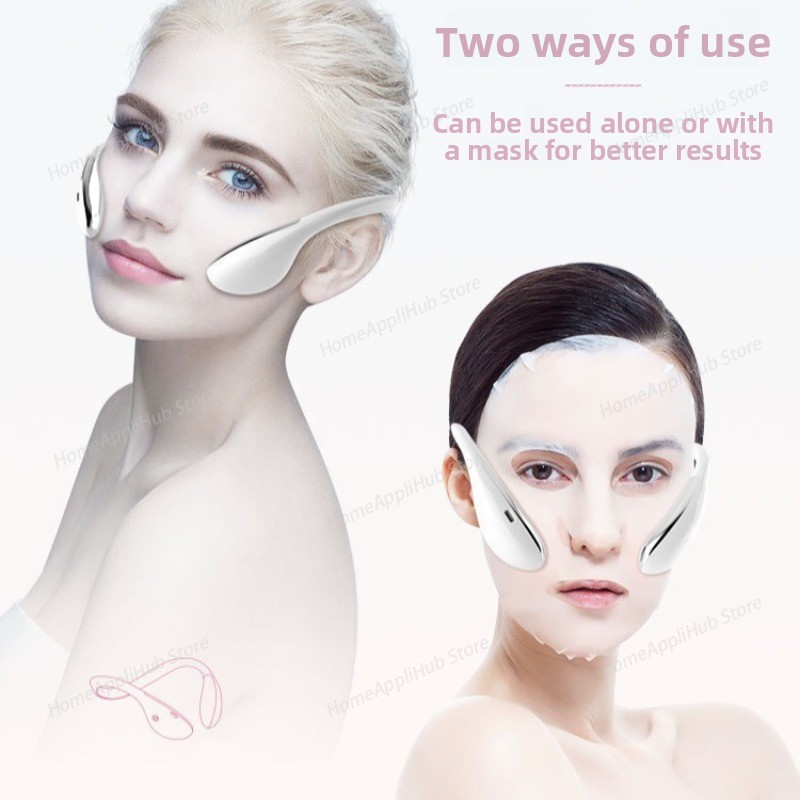 Facial V Shape Lifting Skin Tightening Massage Beauty Equipment Microcurrent Facial Massager Beauty Device for Facial Contouring