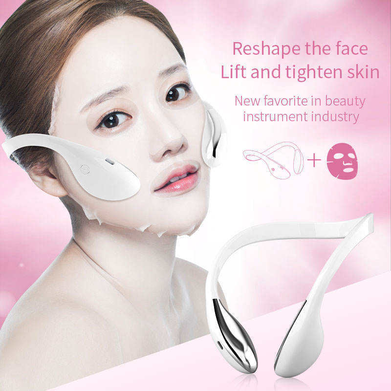 Facial V Shape Lifting Skin Tightening Massage Beauty Equipment Microcurrent Facial Massager Beauty Device for Facial Contouring