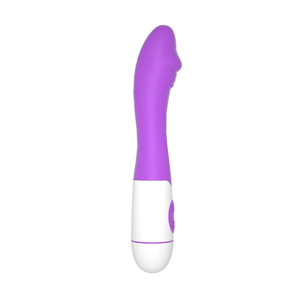 (Purple) Adult Toys Vibration Silicone Vibrator Female Pleasure Massage Wand Women Masturbation Device Vibrating Wand Sex Toys