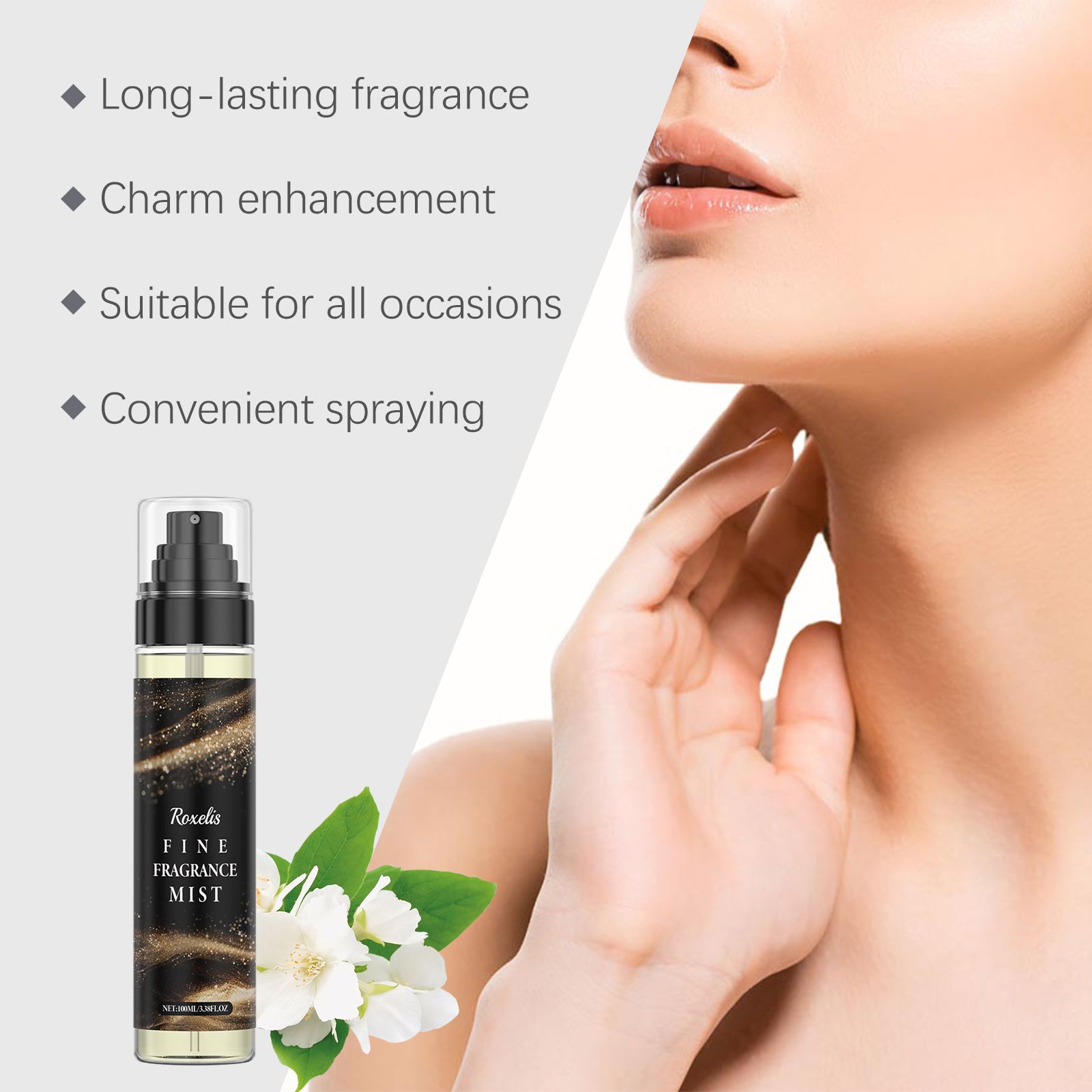 Body Perfume Spray Fresh Long Lasting Portable For Daily Wear And Dating