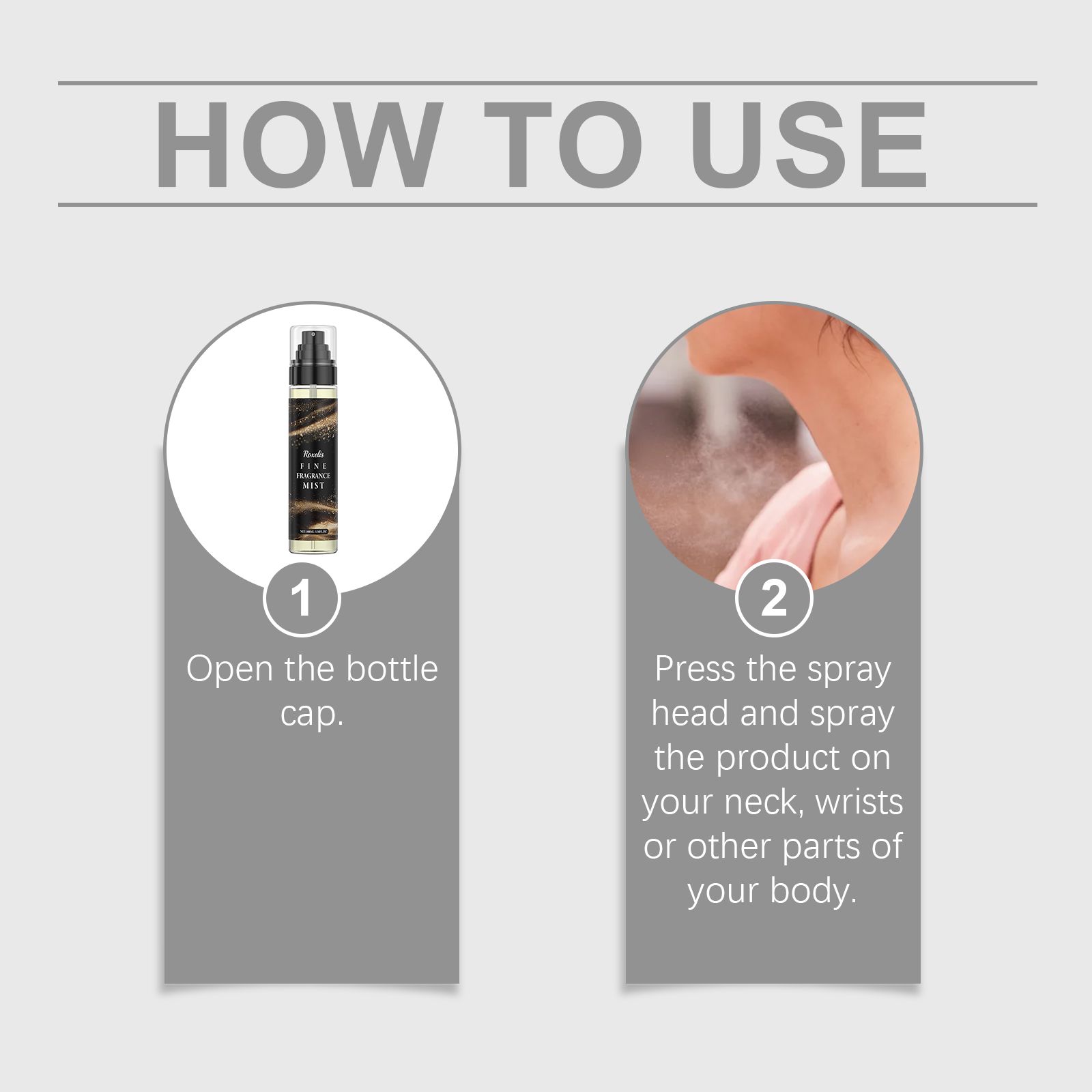 Body Perfume Spray Fresh Long Lasting Portable For Daily Wear And Dating