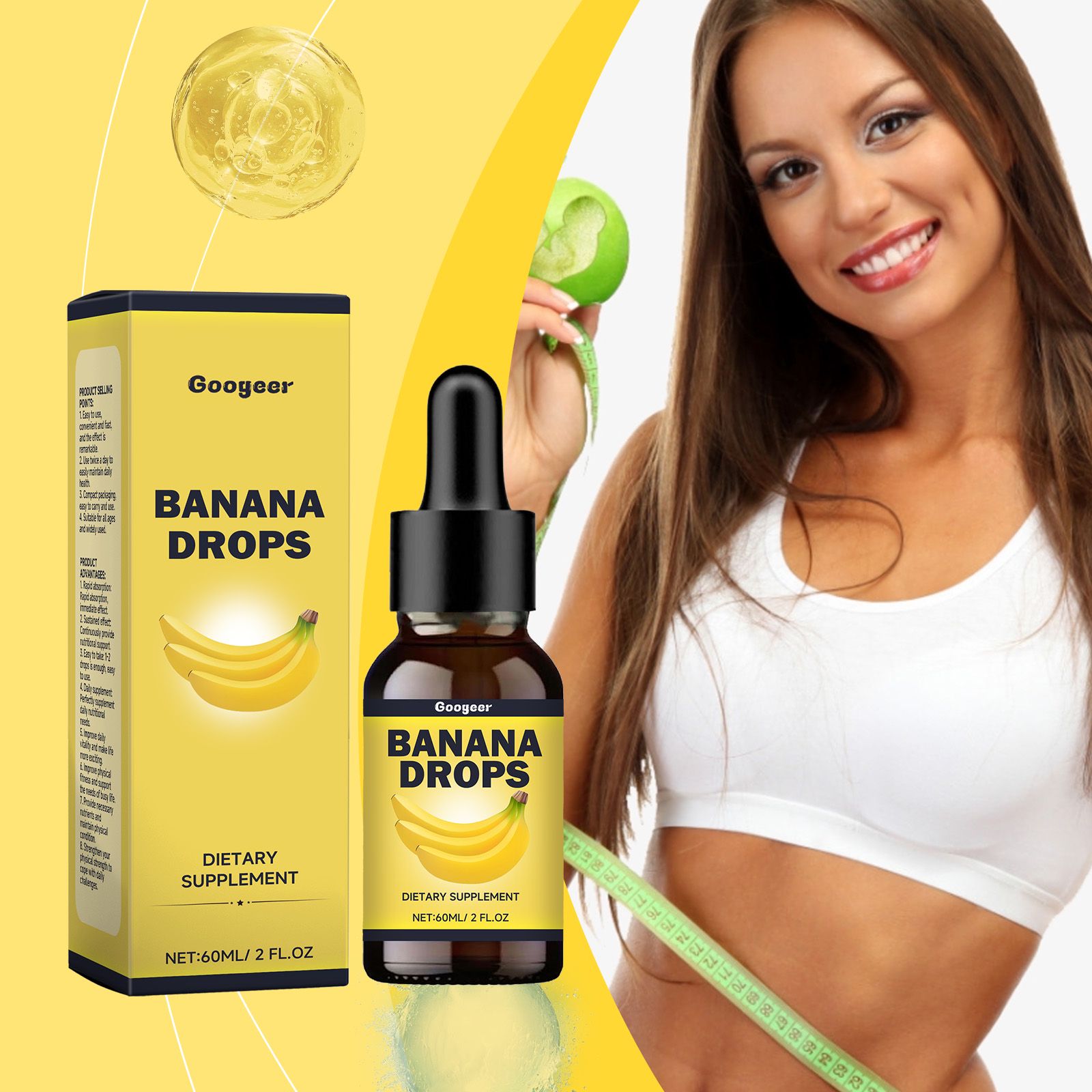 Herbal Dietary Supplement Drops With Vitamin B1 For Daily Wellness Support