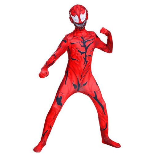 Venom Let There Be Carnage Jumpsuit Cletus Kasady Cosplay Adult Kids Halloween