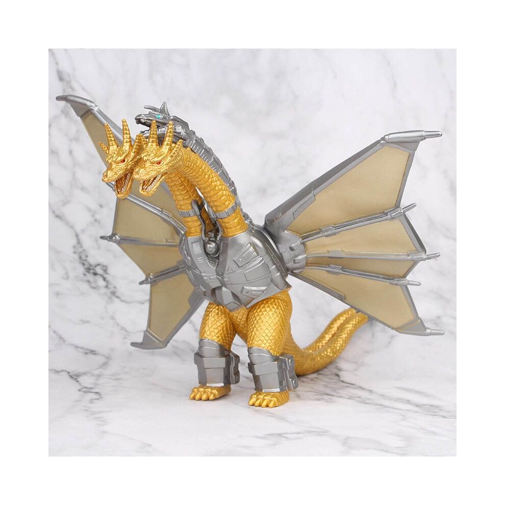 8' Godzilla Monster Mecha King Ghidorah Gidora 3 Head Dragon Figure Toy Gift